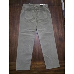 NWT LTJ Letter to Juliet jeans 31 x 28 tapered stretch Olive Green 124196